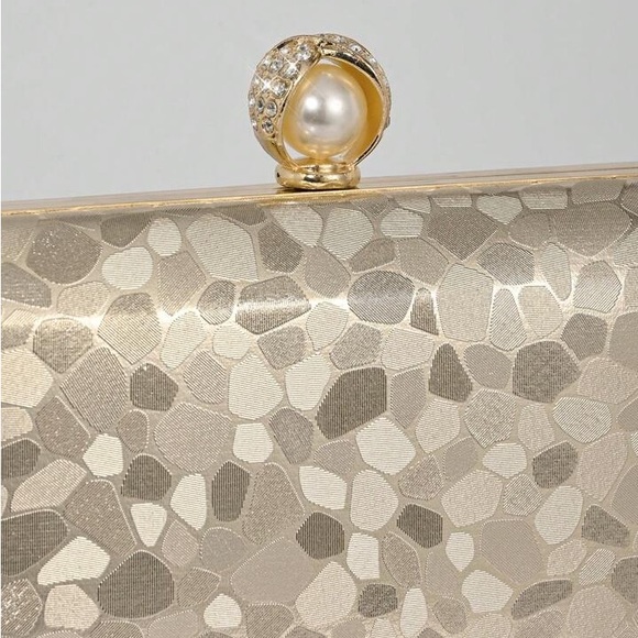 🚨FLASH SALE! Elegant Gold Clutch Bag - Picture 5 of 7